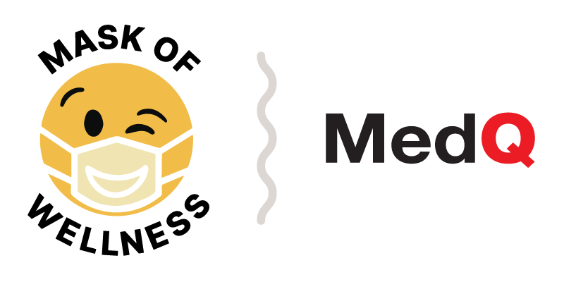 Mask of Wellness and MedQuarter Co-Branded Logo
