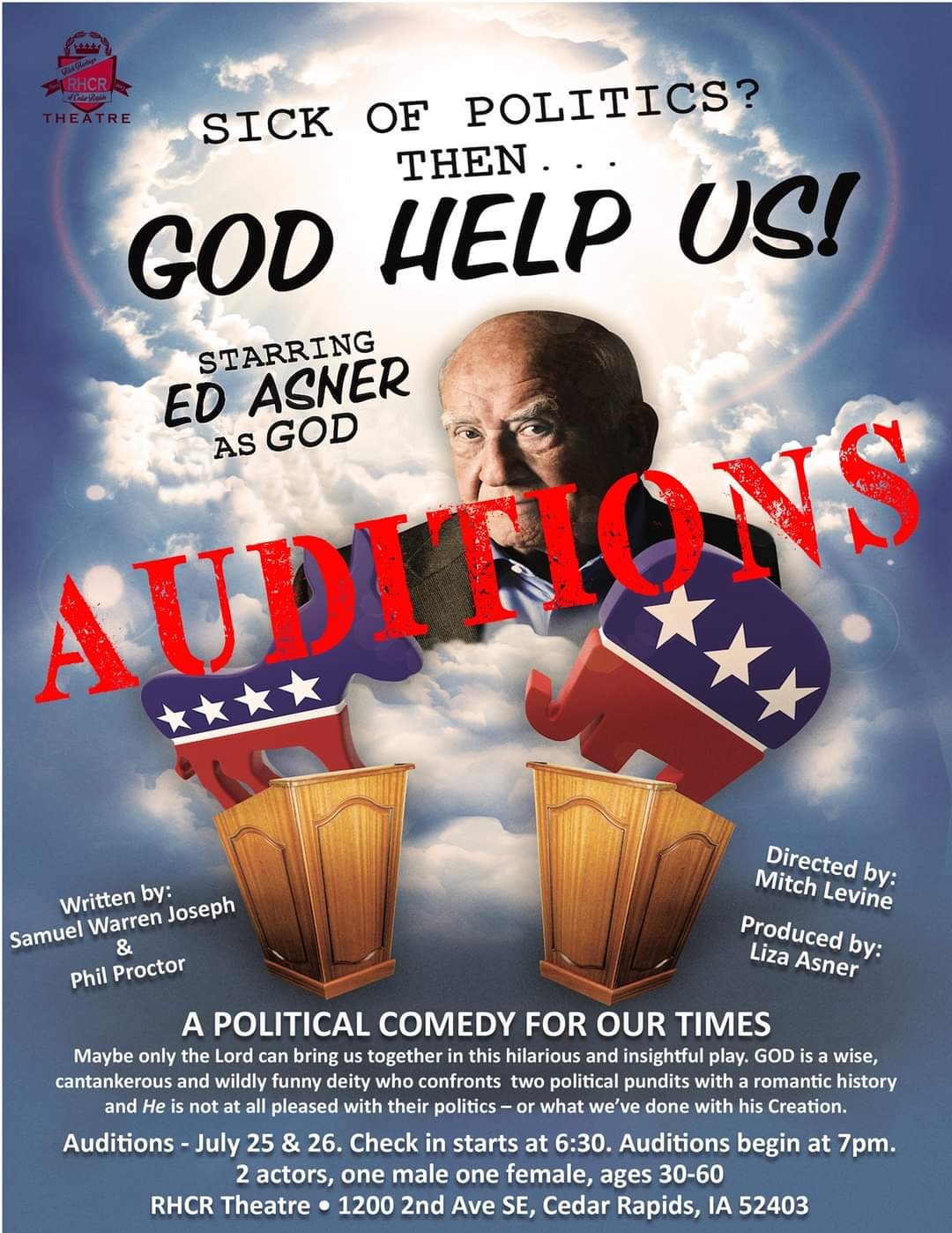 God Help Us Theatre Poster