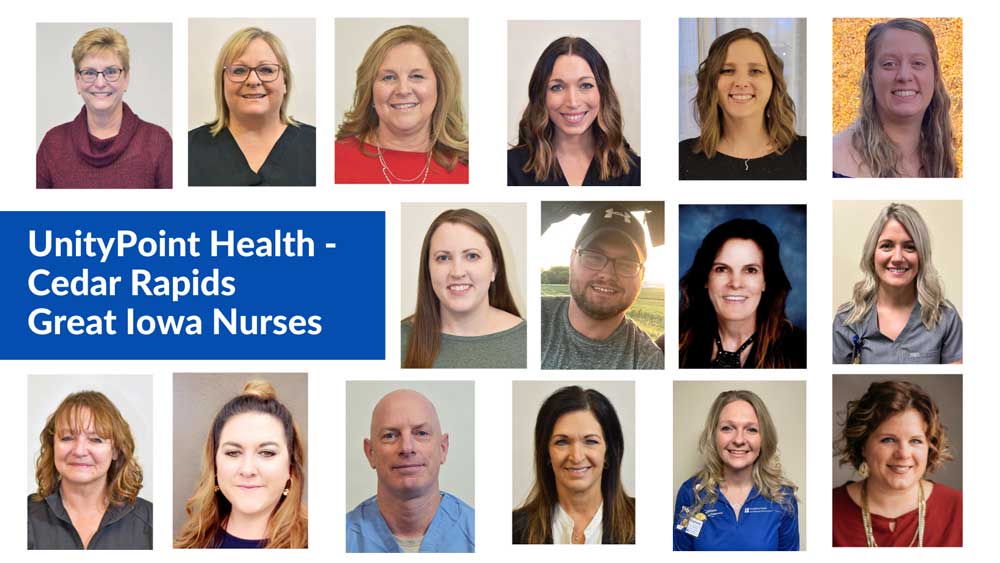 UnityPoint Health Cedar Rapids Great Iowa Nurses Headshots